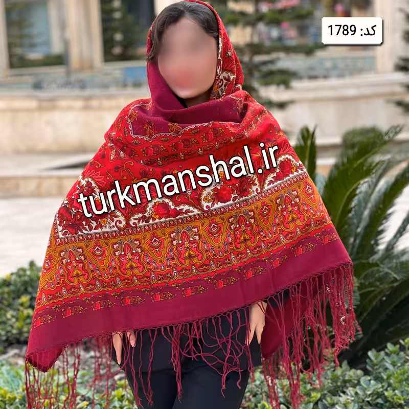 روسری ترکمن پشمی کد 1789