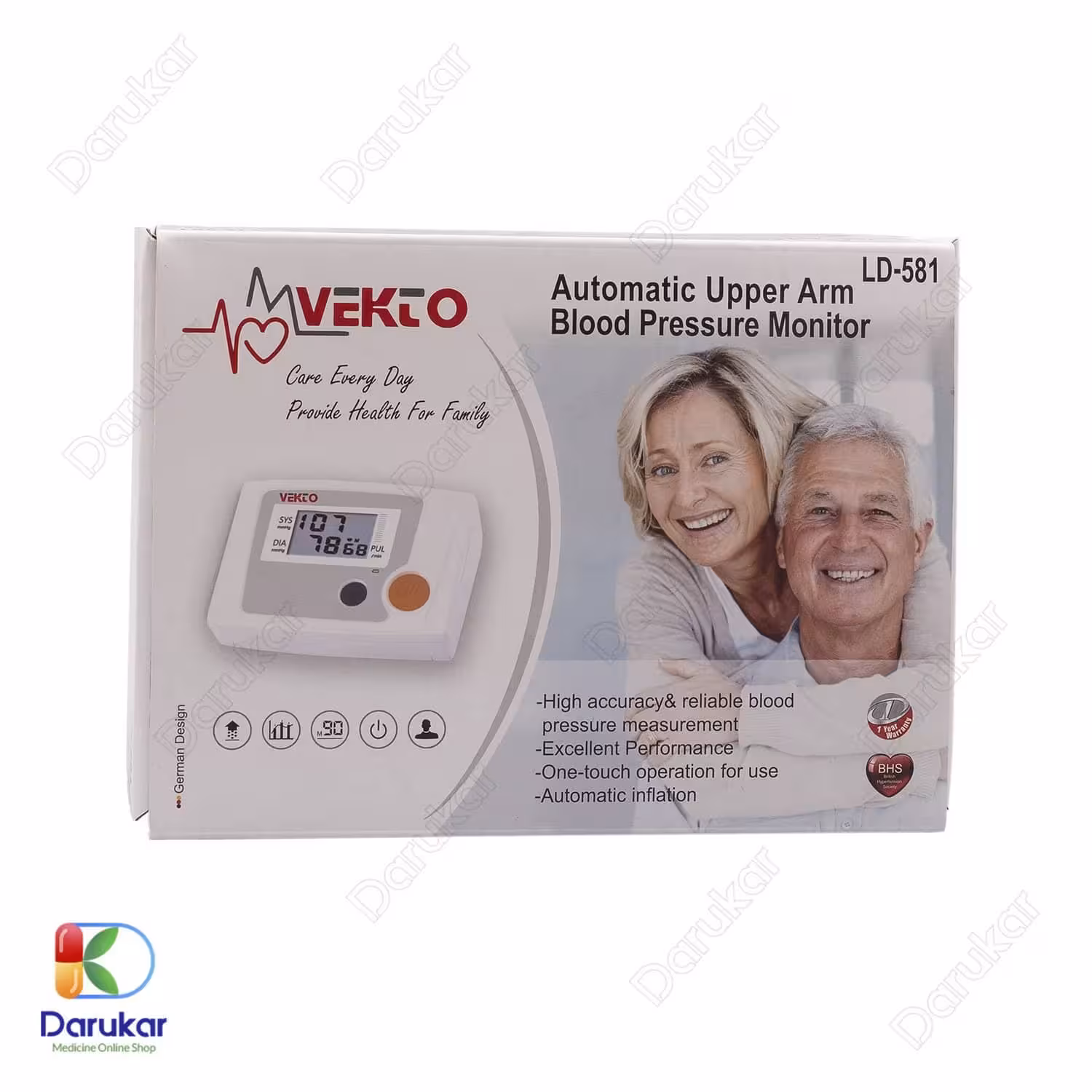 فشارسنج دیجیتال بازویی وکتو مدل LD-581