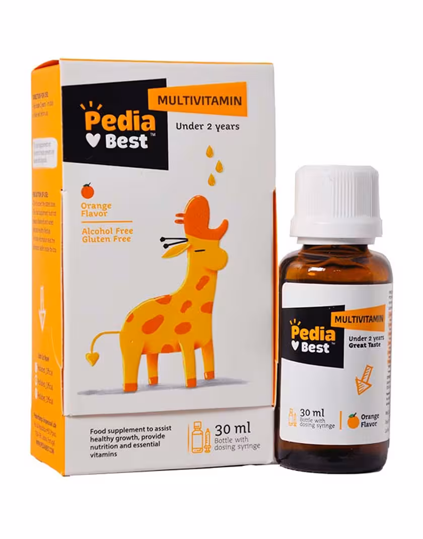 قطره مولتی ویتامین پدیا بست 30 میلی لیتر