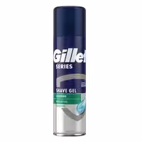 ژل اصلاح مردانه ژیلت Gillette مدل سوتینگ soothing سری سنسیتیو sensitive حجم 200 میل اصل | مناسب پوست حساس