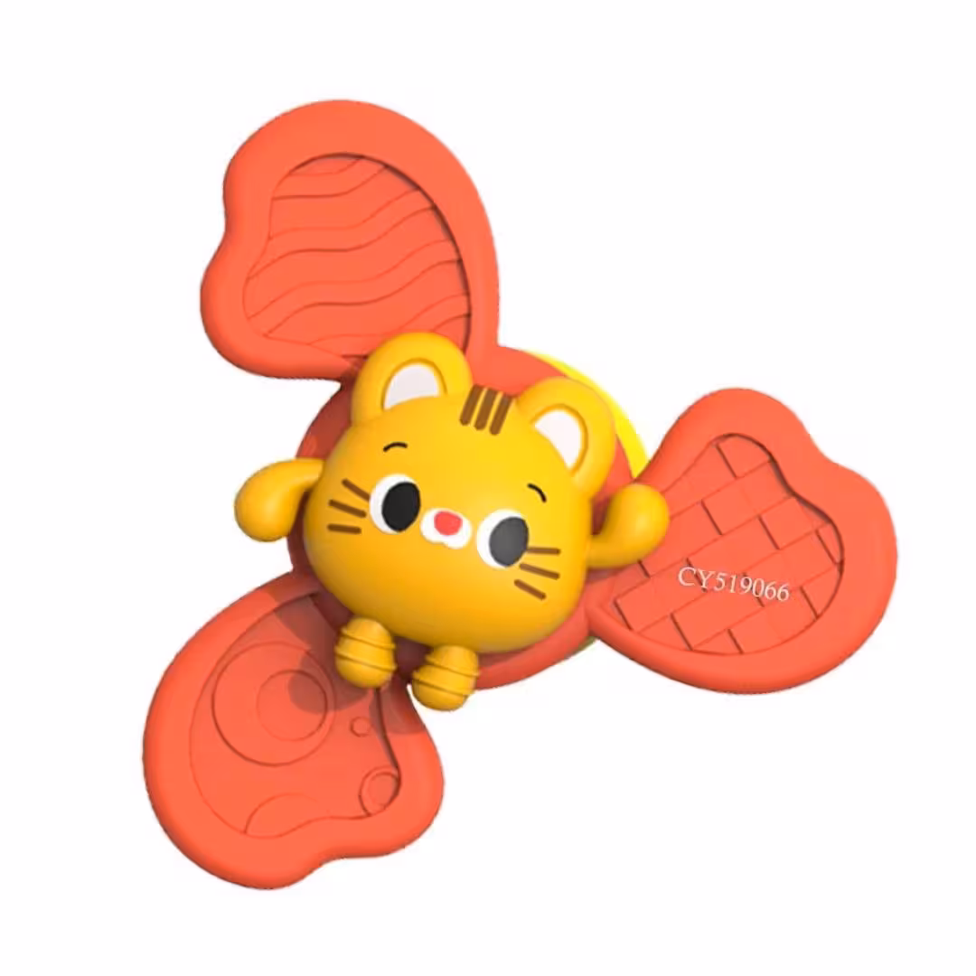 اسپینر تک جغجغه ای کودک طرح ببر