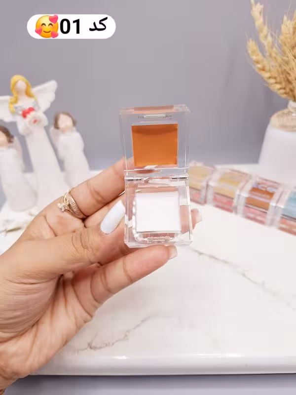 هایلایتر و رژ گونه طرح یخ زیبا برند ‏RIBIA FAUTY‏ کد ‏RB2132‏