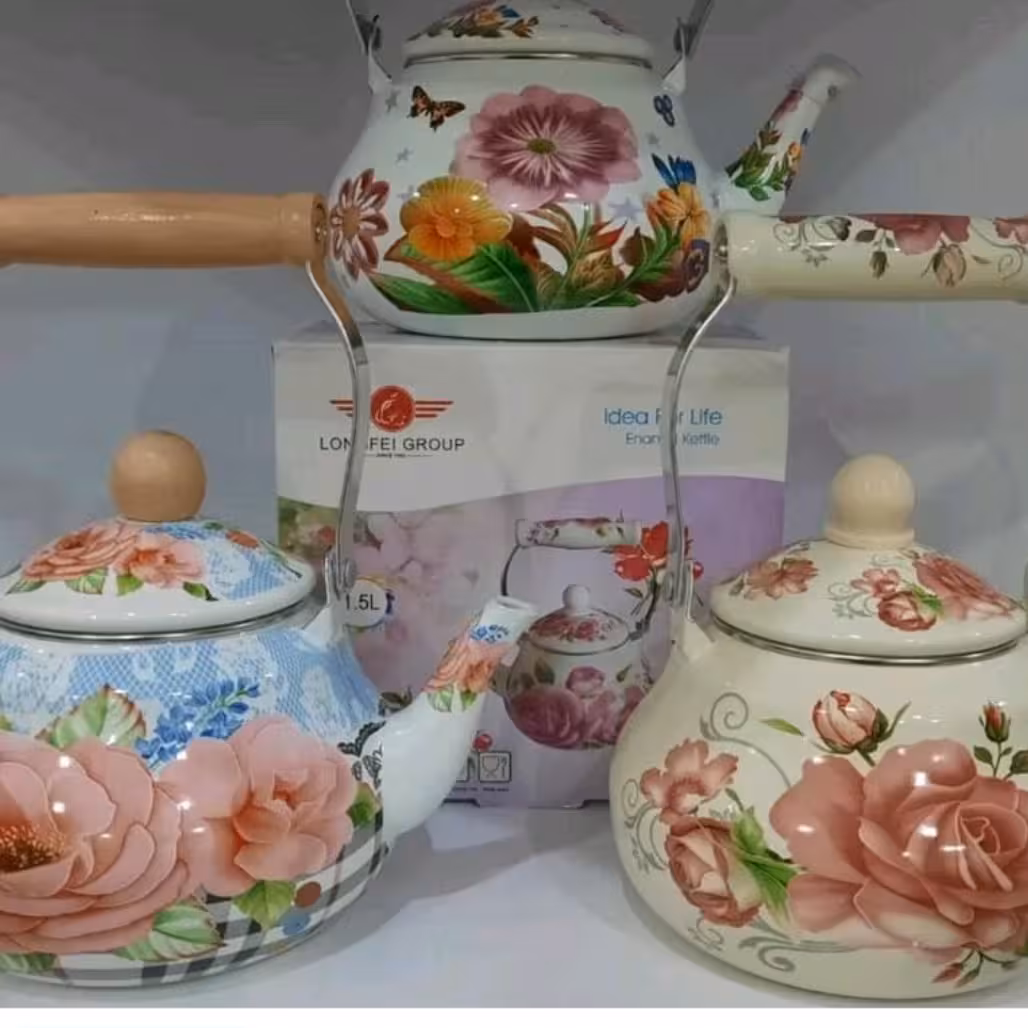 کتری لعابدار 1.5لیتر (ارسال رایگان)