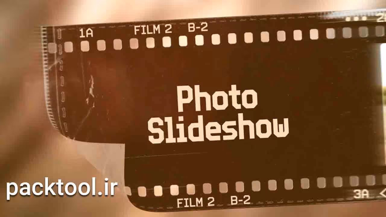 دانلود پروژه آماده نمایش اسلاید فیلم عکس افتر افکت Photo Film Slideshow - پک تول