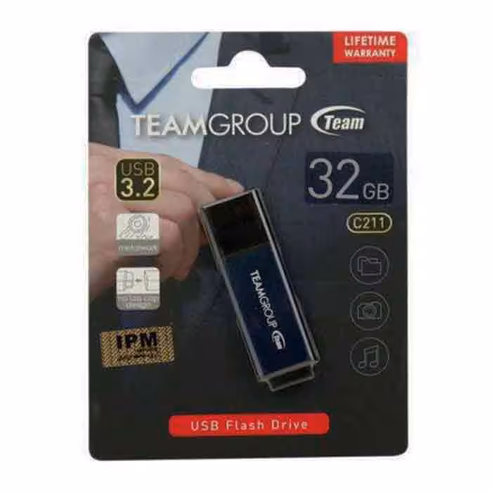 فلش مموری تیم گروپ Team Group C175 USB 3.2 ظرفیت 32 گیگابایت