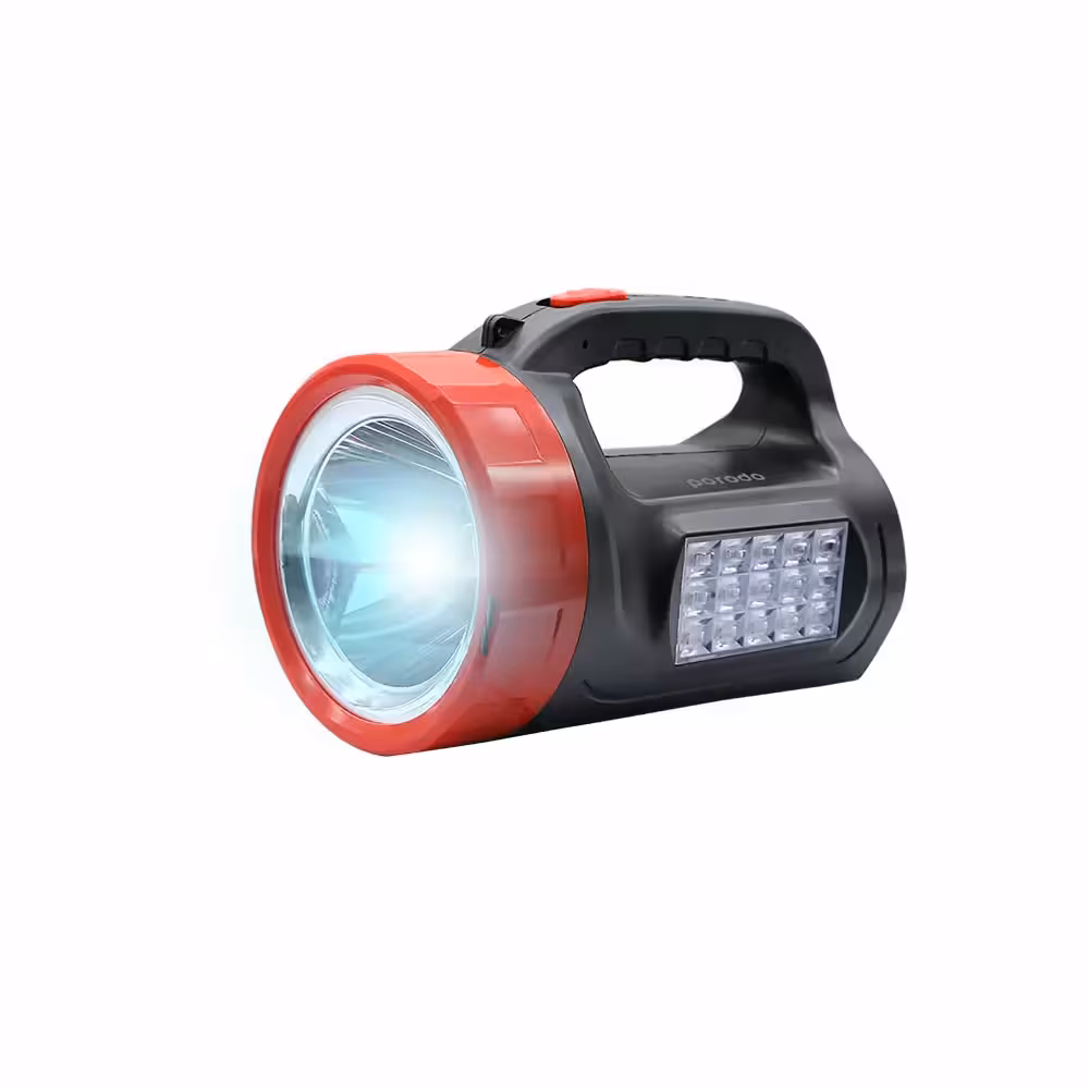 چراغ قوه خورشیدی قابل شارژ پرودو Porodo Rechargeable Solar Light Dual Lightning System PD-ODSOL-BK
