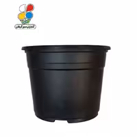 ( بسته 500 عددی ) گلدان کشاورزی ژله ای ظرفیت 16 سانتیمتری مشکی