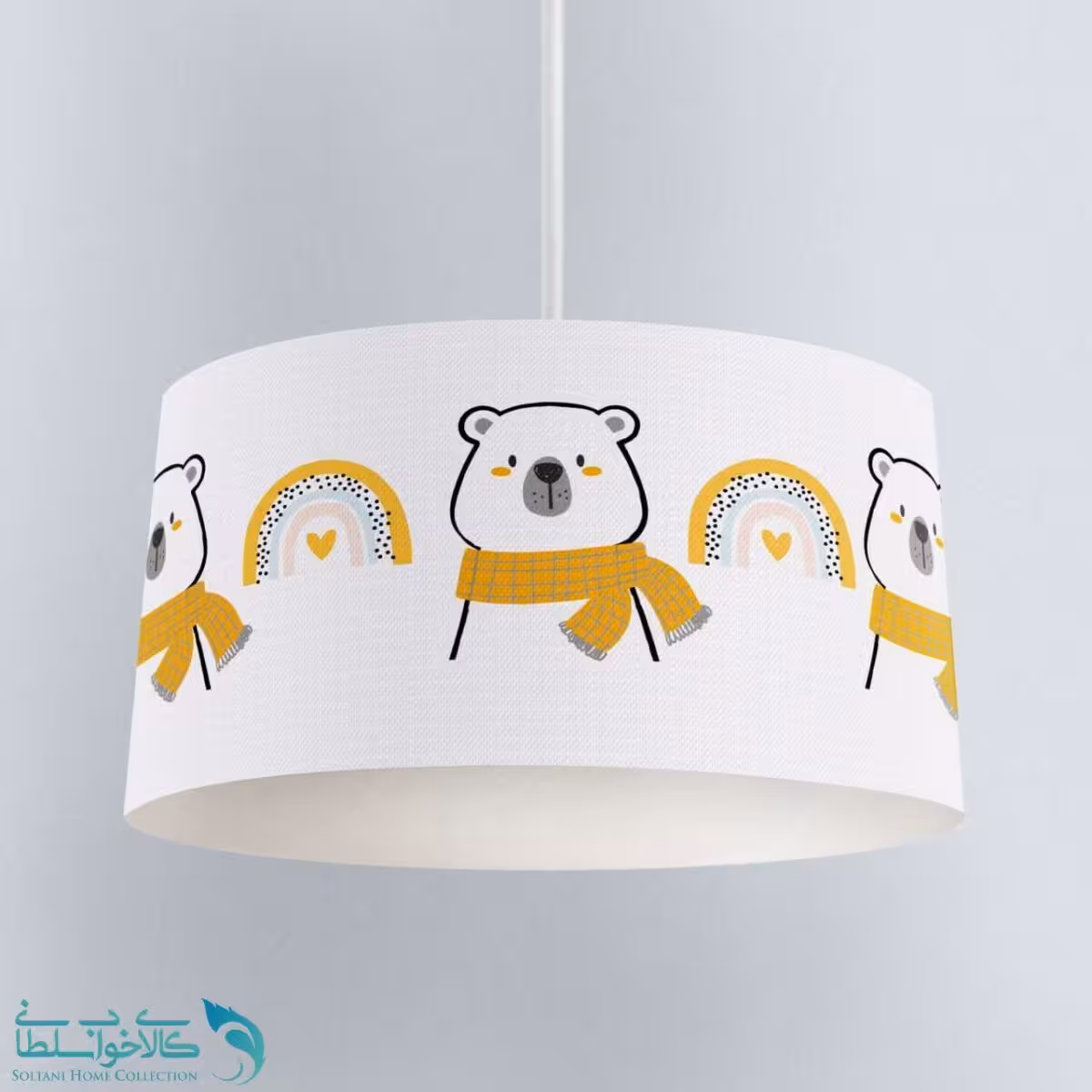 لوستر اتاق کودک طرح خرس قطبی کد A3055