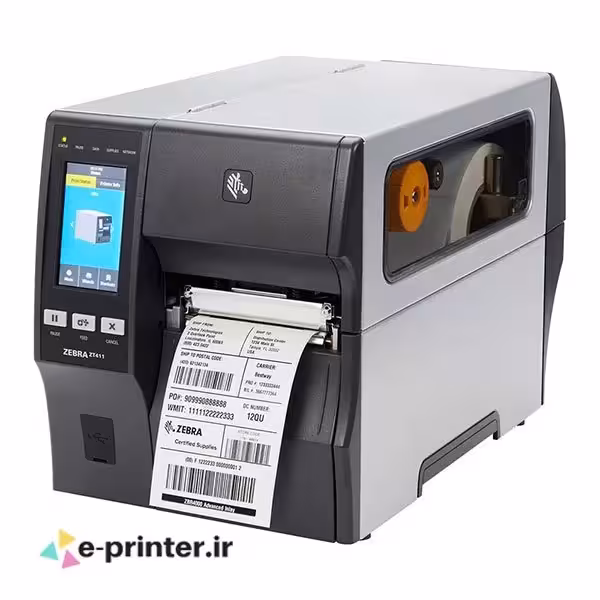 پرینتر لیبل زن صنعتی زبرا مدل ZT411 300dpi