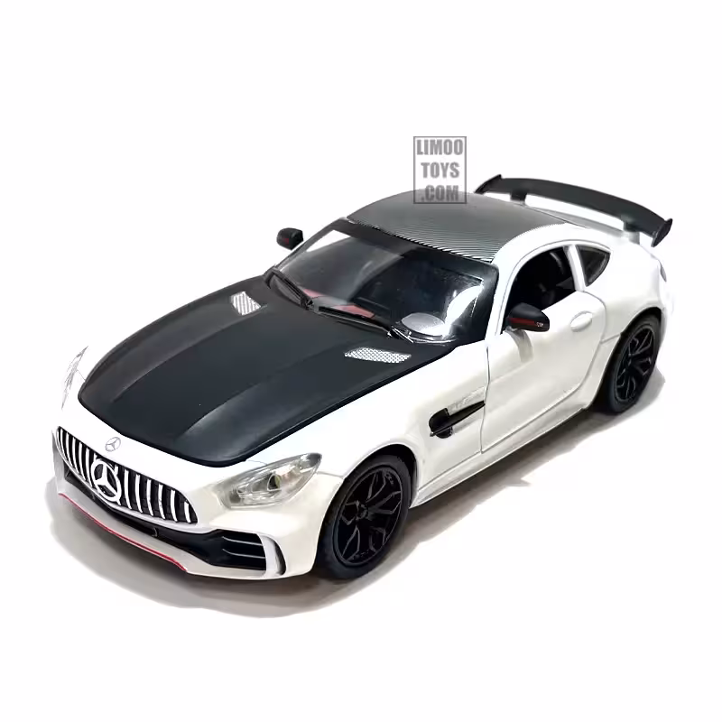 ماکت ماشین فلزی مرسدس بنز BENZ AMG GT دودزا سفید
