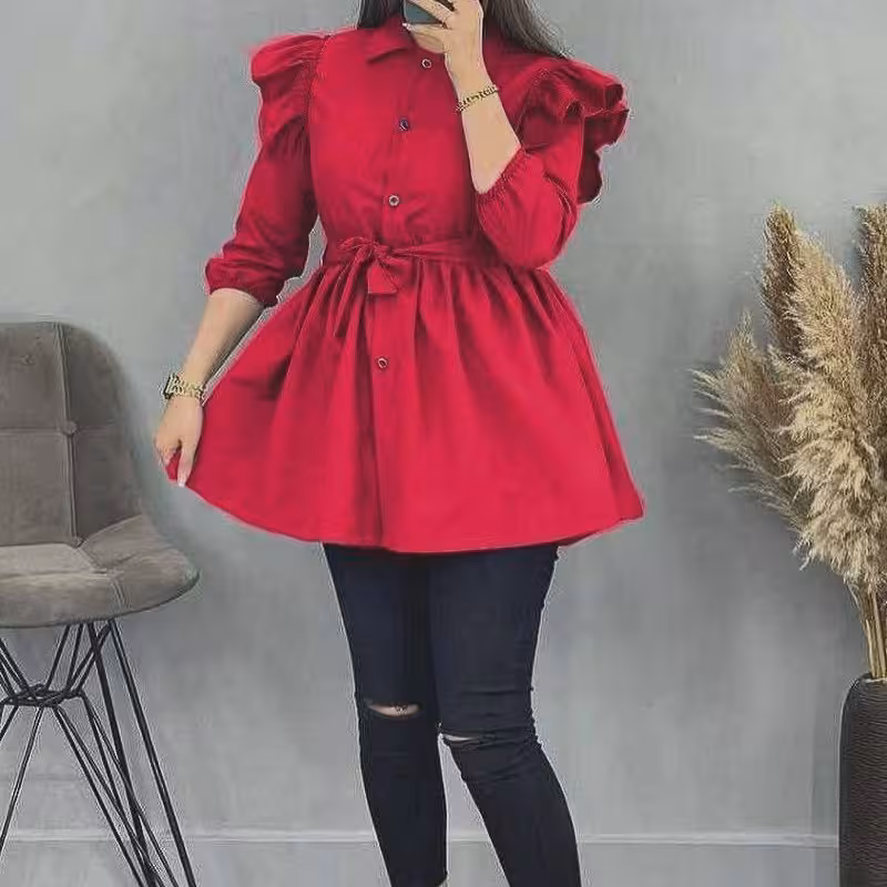 مانتو یقه چین