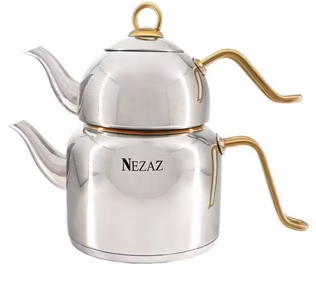 کتری قوری نزاز 2.5 لیتر کد 2401