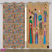 پرده رنس مدل C33-50157 سایز 290x140 سانتی متر