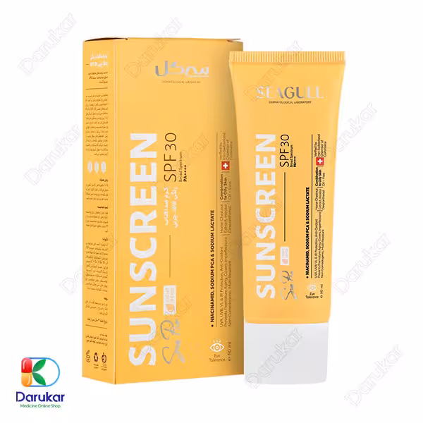 کرم ضد آفتاب رنگی فاقد چربی سی گل SPF30 مناسب پوست های معمولی تا چرب