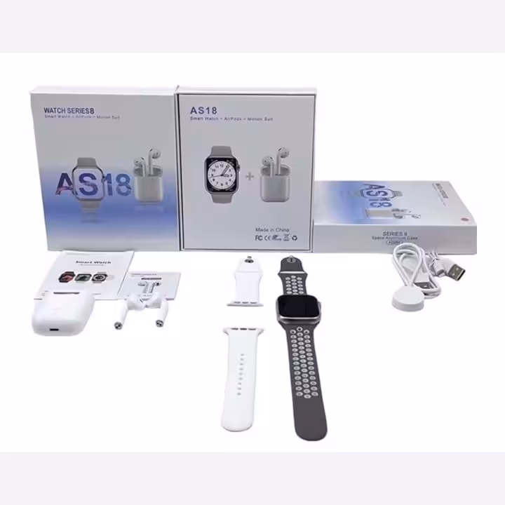 ساعت هوشمند اپل واچ با ایرپاد مدل  AS 18