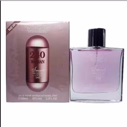 عطر ادوپرفیوم زنانه اسمارت کالکشن کد240  مدل 212 حجم 100 میل