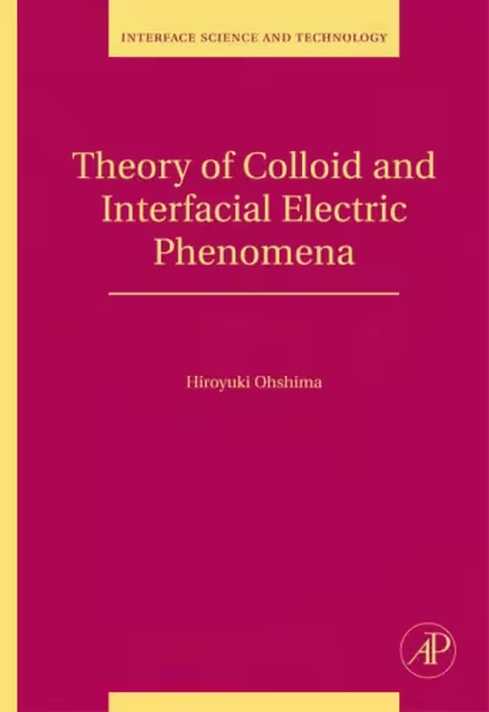 خرید و دانلود نسخه کامل کتاب Theory of Colloid and Interfacial Electric Phenomena