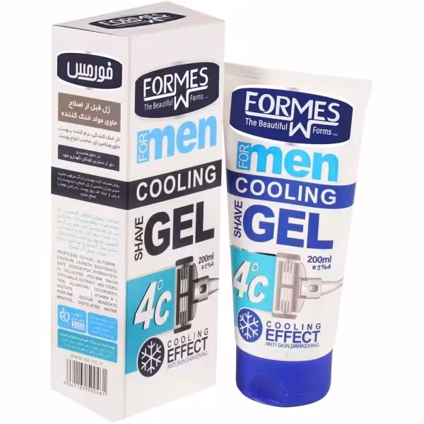 ژل اصلاح فورمس مدل خنک کننده حجم 200 میلی لیتر