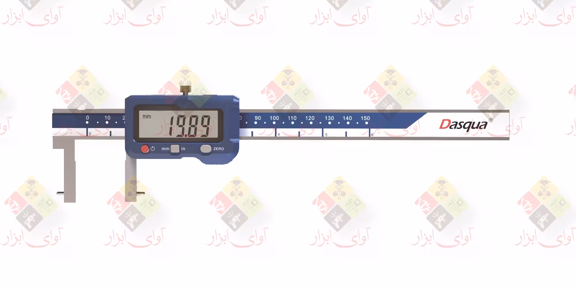 کولیس دیجیتال شیار داخلی 200-15 داسکوا مدل 0820-2100