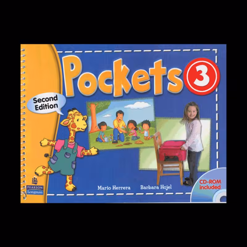 کتاب زبان پاکتس 3 ویرایش دوم Pockets 3 Seccond Edition