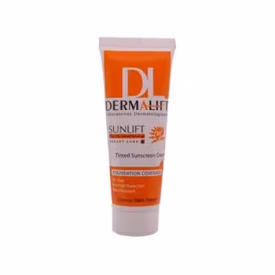 کرم ضد آفتاب SPF50 درمالیفت مناسب پوست چرب شماره 4 حجم 40 میلی لیتر - شن صحرایی