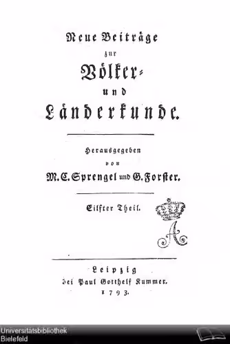 خرید و دانلود نسخه کامل کتاب Neue Beiträge zur Völker- und Länderkunde