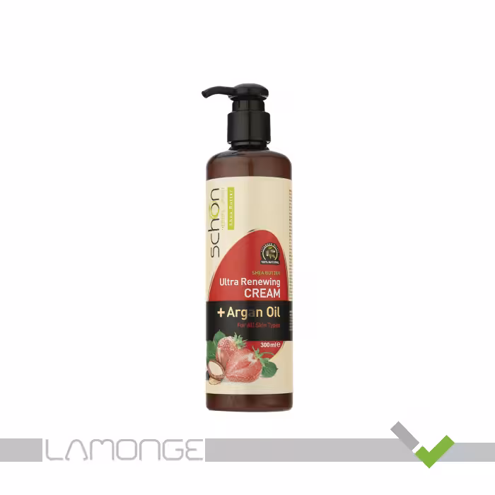 کرم مرطوب کننده شون با عصاره توت فرنگی و آرگان حجم 300 میلی لیتر