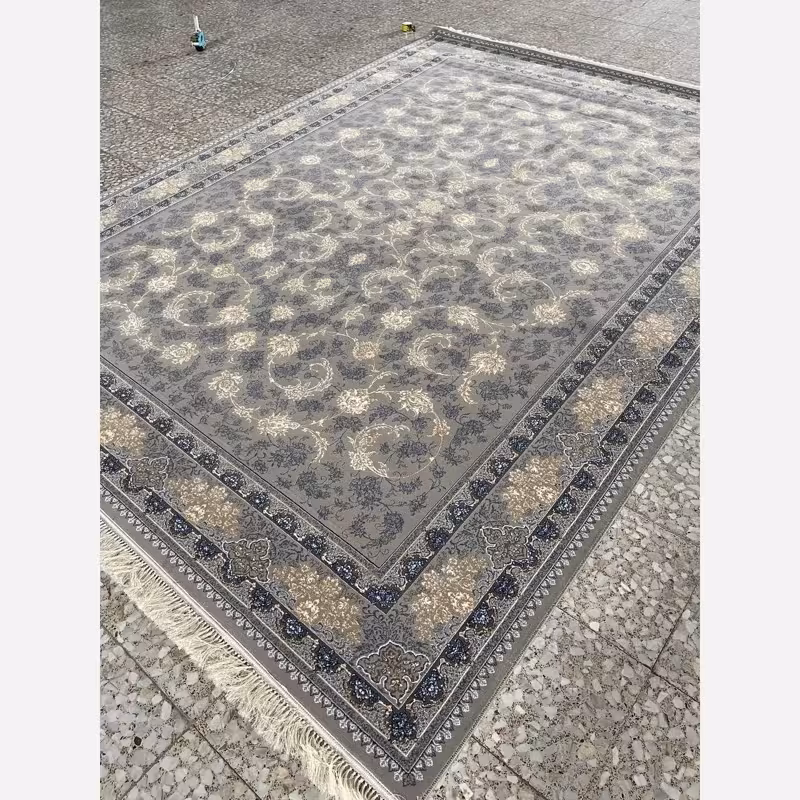 فرش ماشینی کاشان 700شانه 9متری طرح صدف فیلی(باارسال رایگان)