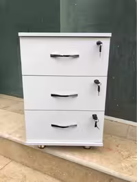 فایل سه کشو سفید مجاهد چوب آرتا