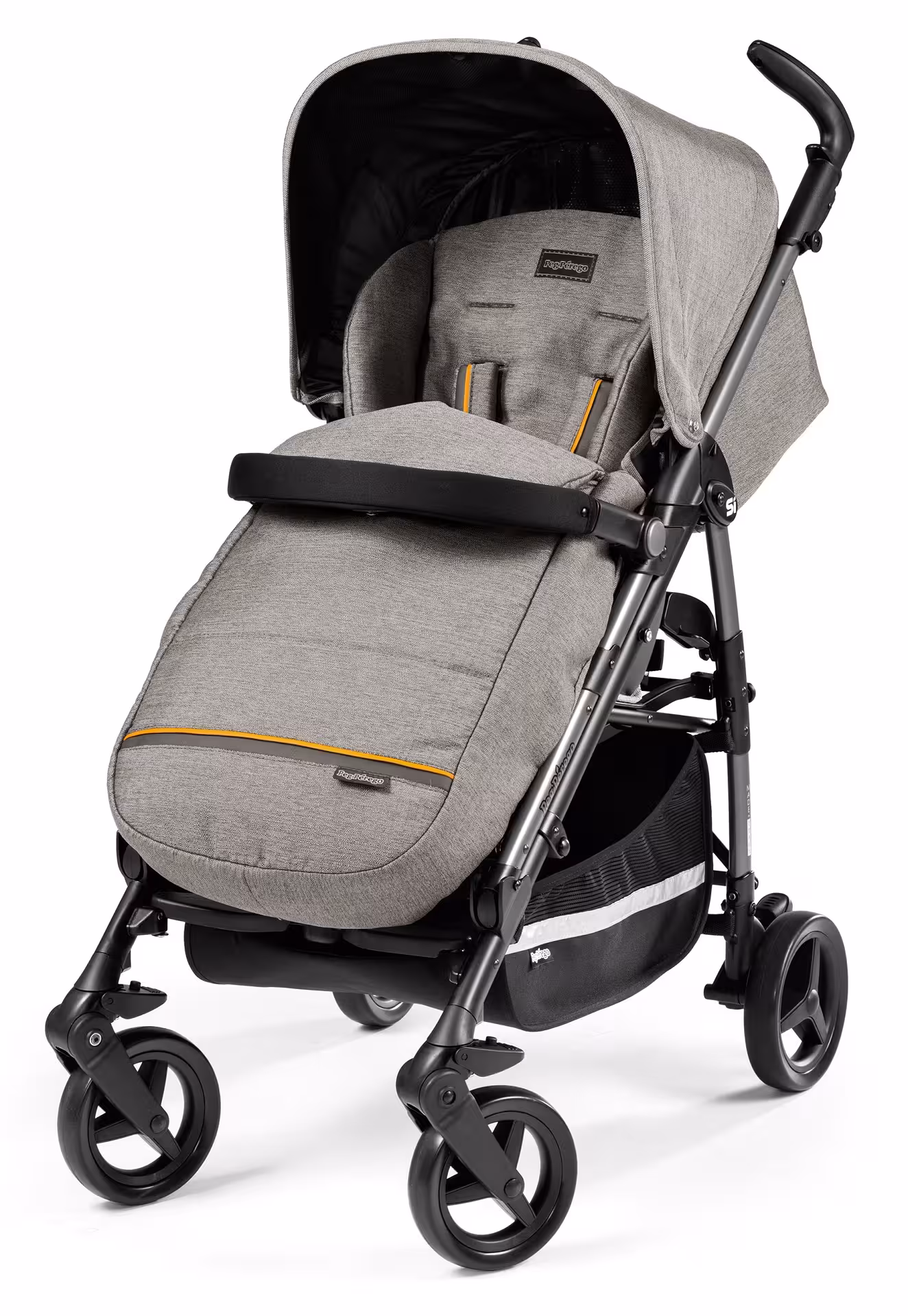 کالسکه چهار چرخ پگ پرگو مدل peg perego Si Luxe Grey