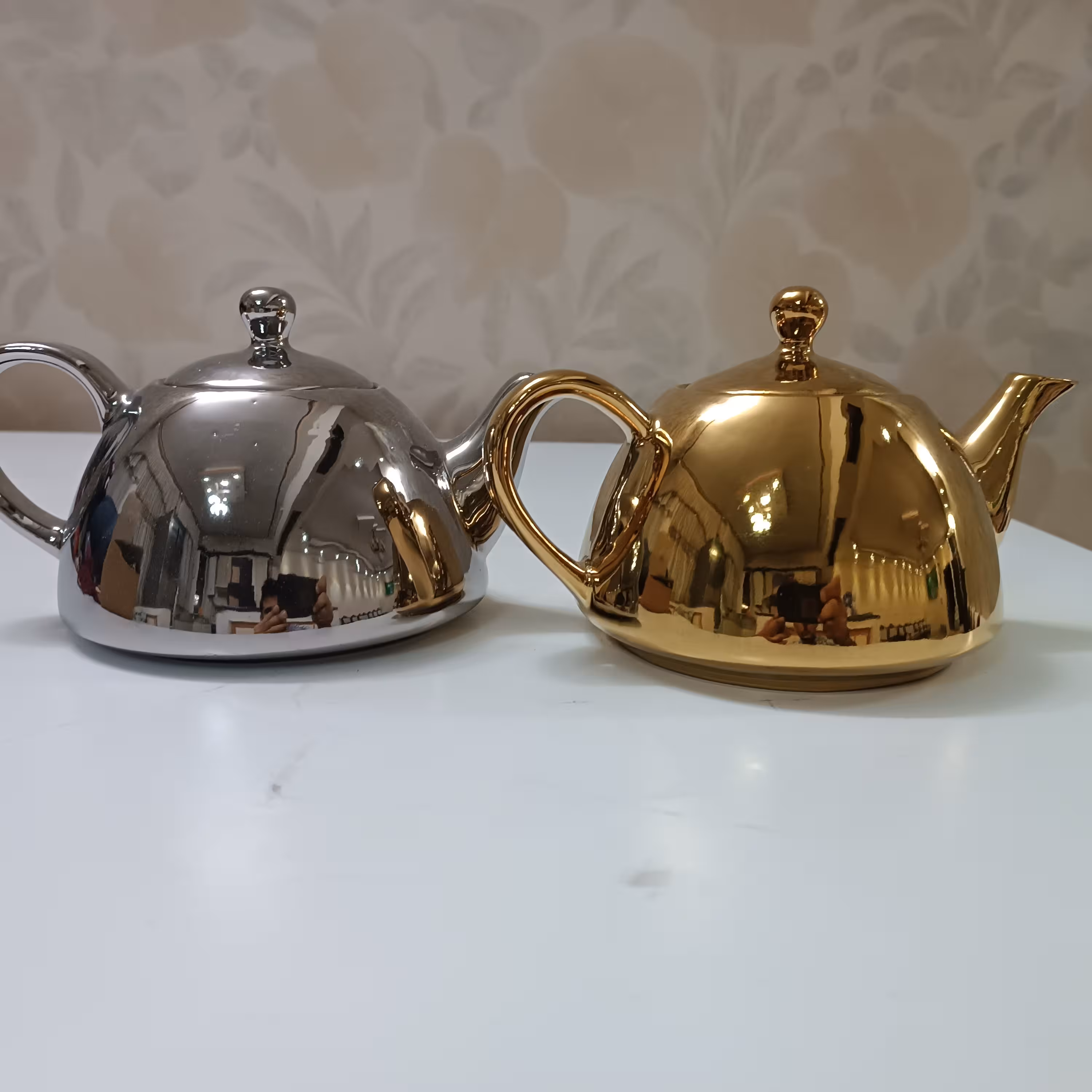 قوری چینی کف پهن