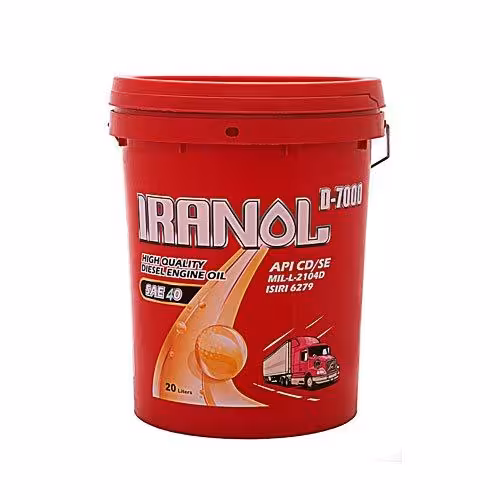 روغن موتور ایرانول مدل 7000 CD حجم 20 لیتر (40)