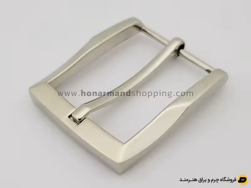 سگک کمربند خارجی زبانه دار رنگ نیکل سایز 3.5