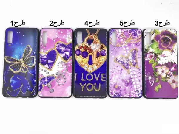 قاب A7 2018 کاور محافظ مدل طرح دار دخترانه سامسونگ Samsung Galaxy A750
