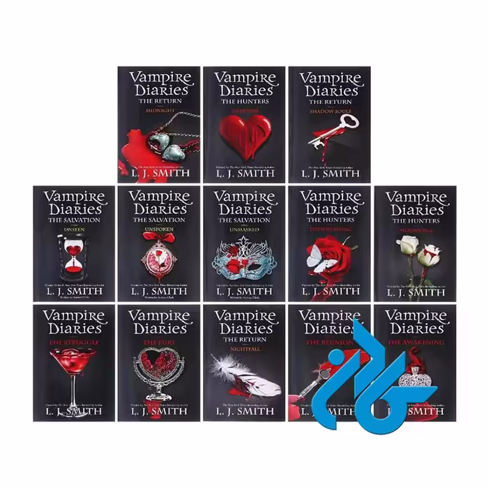 پک 13 جلدی رمان های خاطرات خون‌آشام Vampire Diaries Series 13 Books Collection
