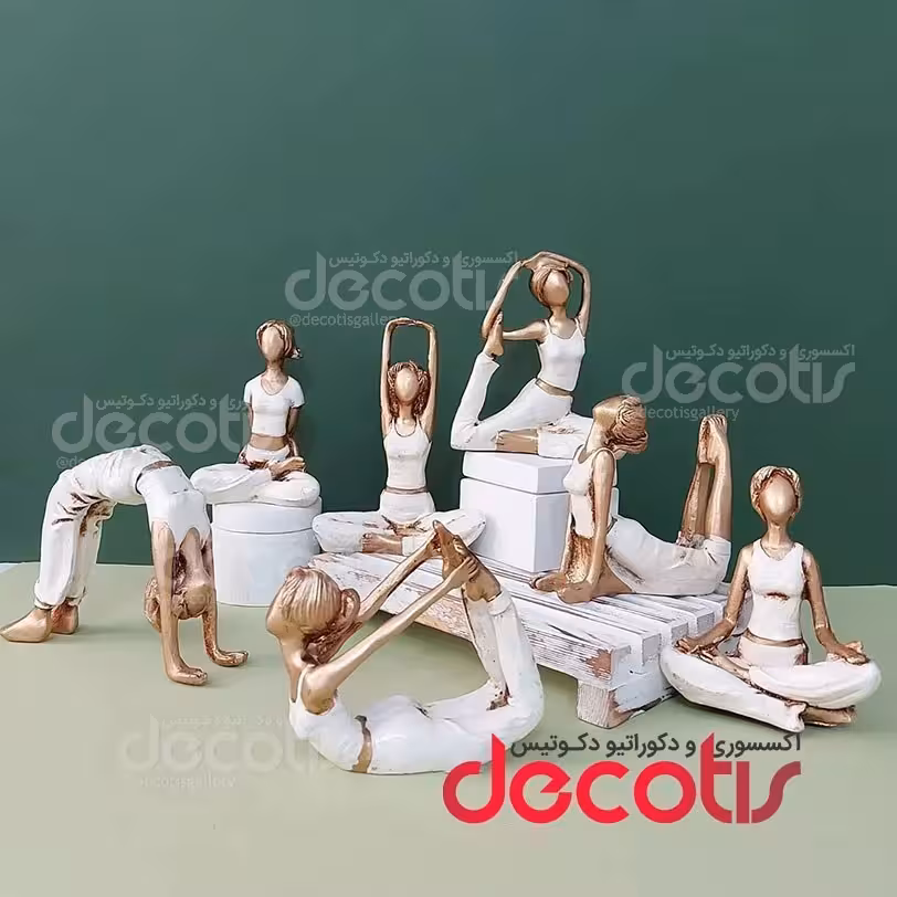 مجسمه یوگا مجموعه 7 عددی