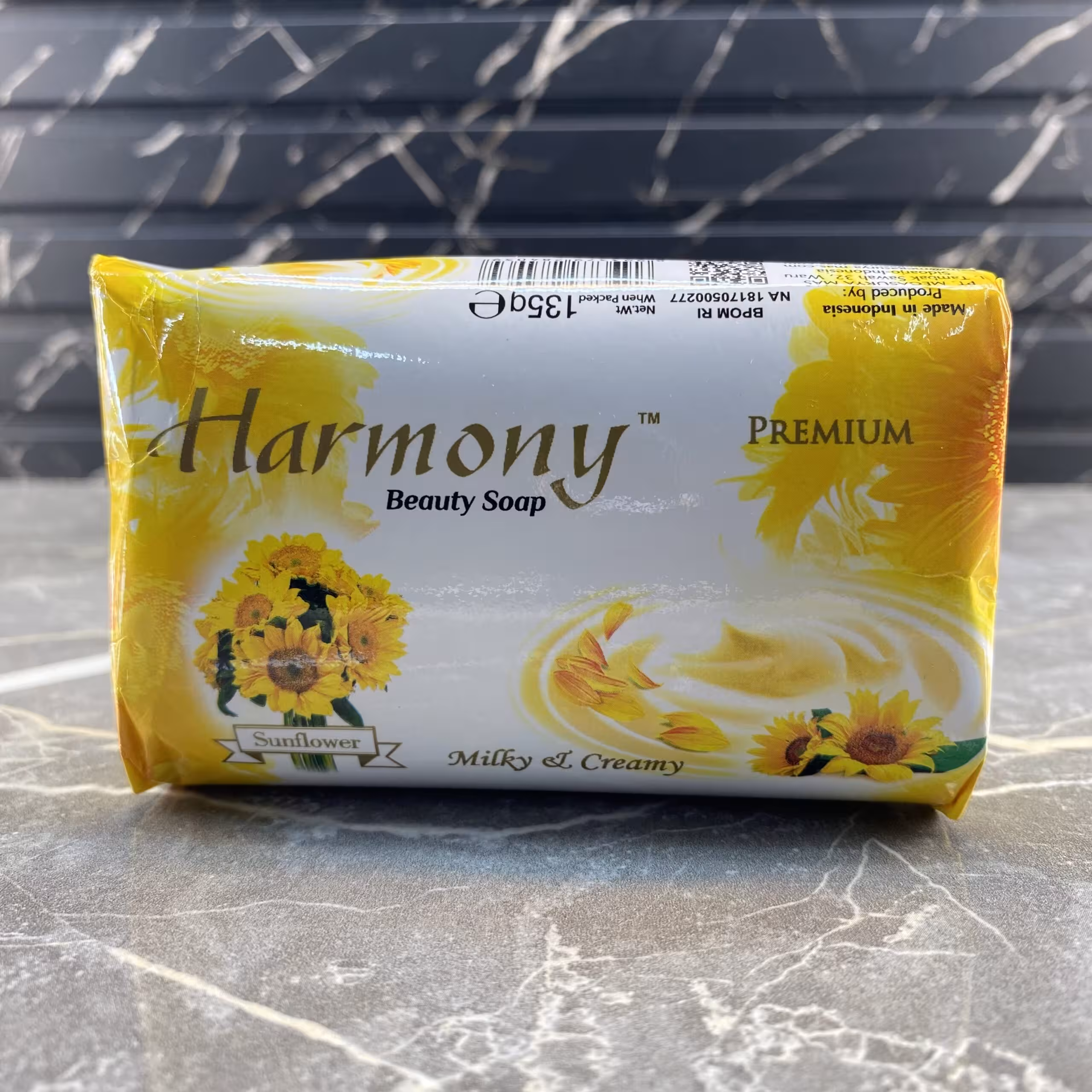 صابون گلیسیرین دار هارمونی Harmony رایحه گل آفتابگردان بسته 6 عددی 135 گرمی