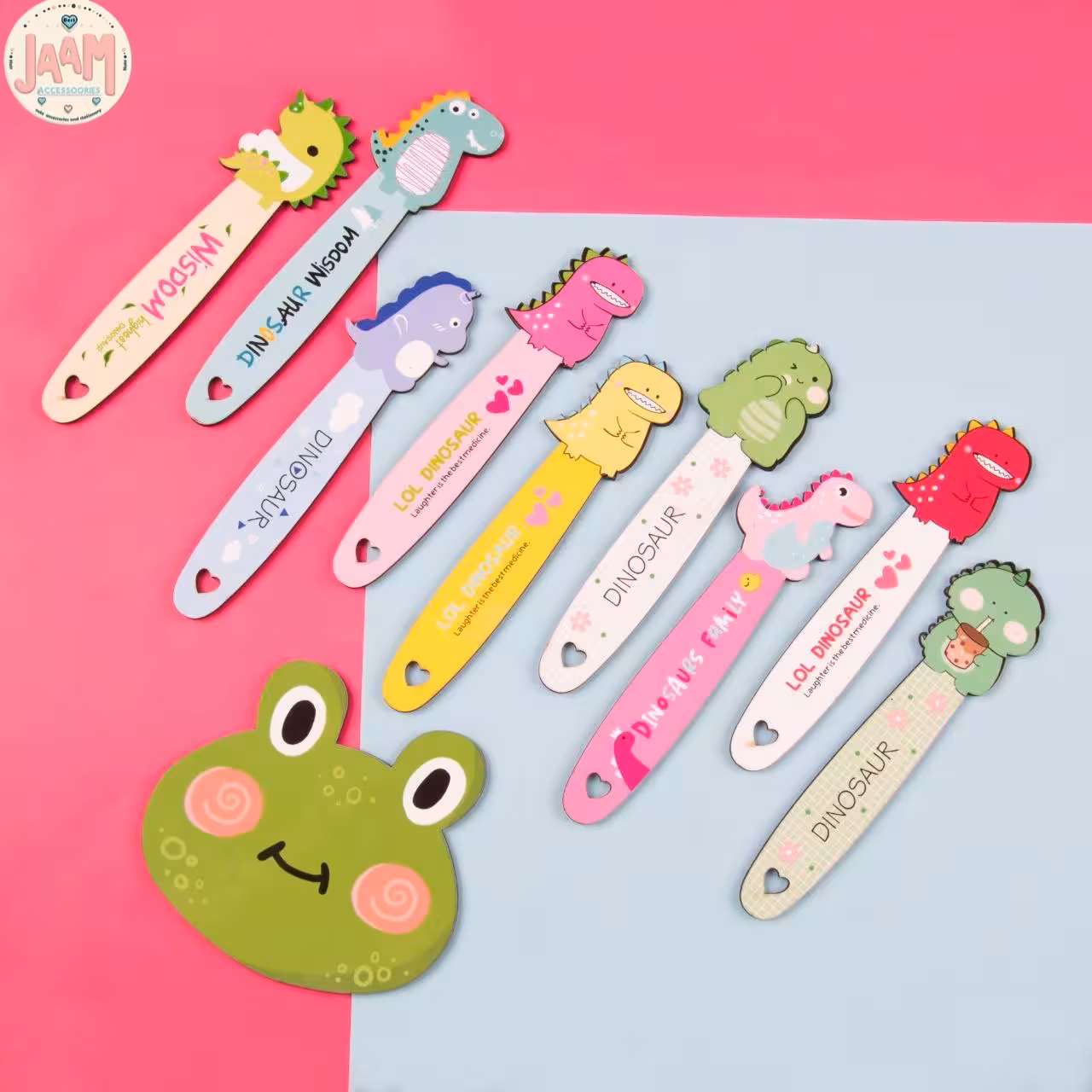 بوک مارک چوبی دایناسور