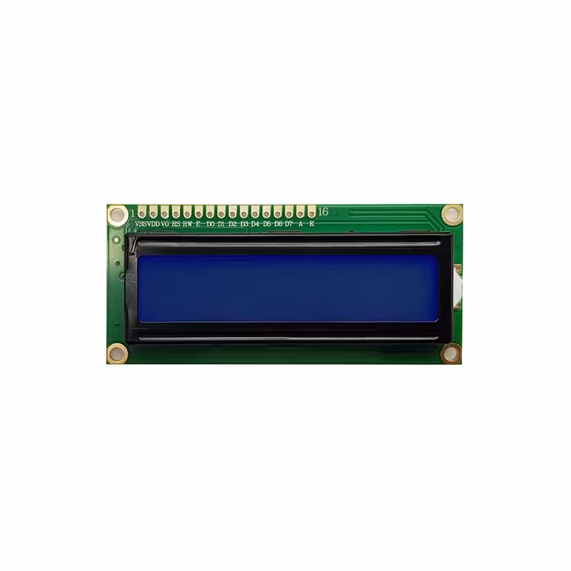 LCD کاراکتری 2×16 با بک لایت آبی