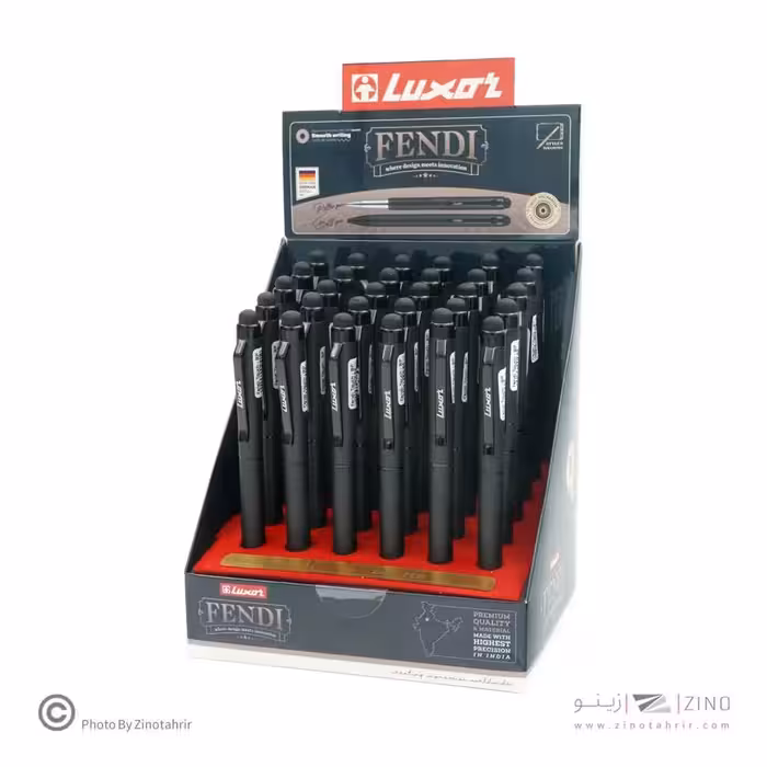 رگلام30عددی خودکار و روان نویس بدنه فلزی با قابلیت تاچ صفحه لاکسر سریFENDIکد210050