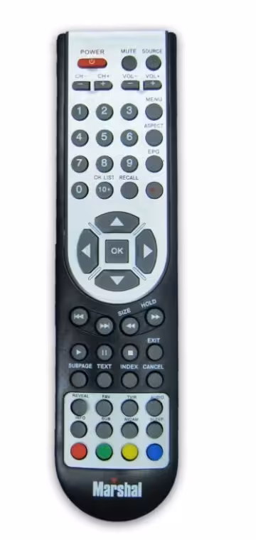ریموت کنترل تلوزیون مارشال کد 3