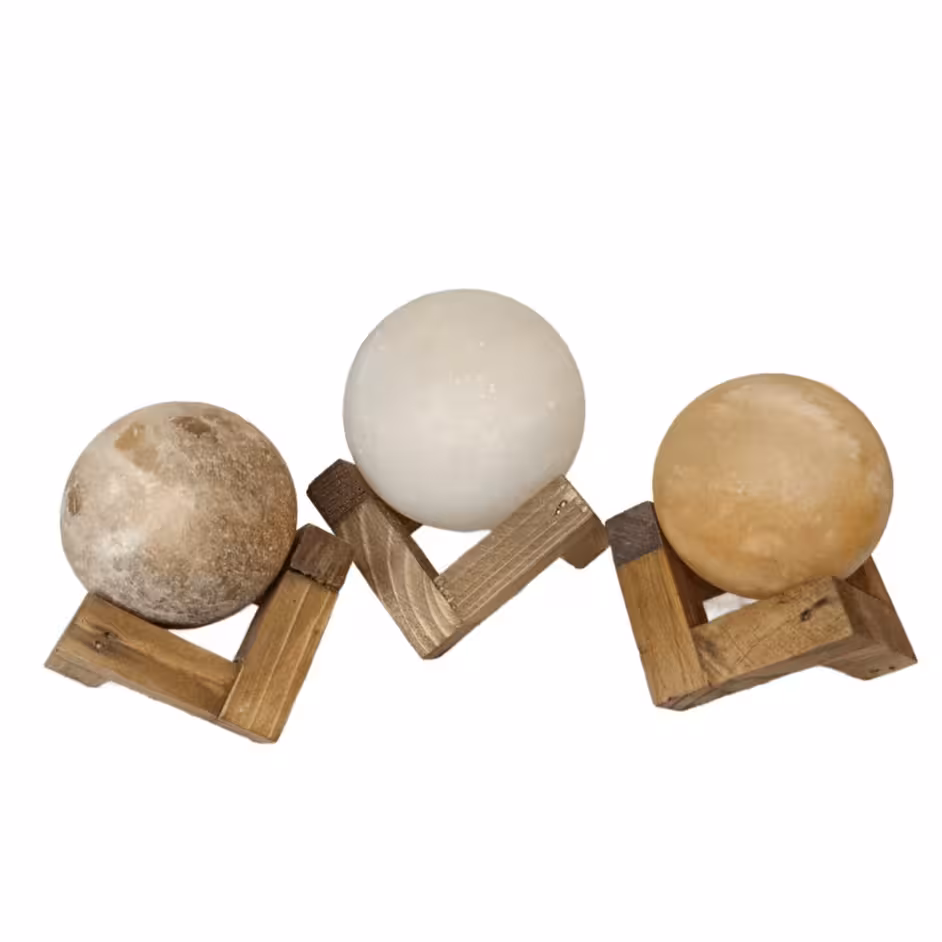 سنگ نمک دکوری مدل گوی مجموعه یک عددی