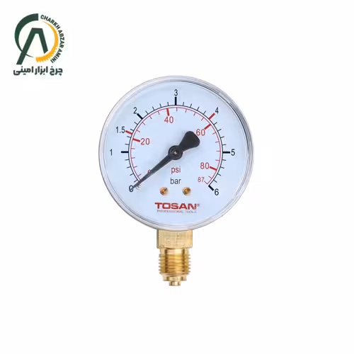درجه فشارسنج 6 بار توسن مدل TPG-6BAR