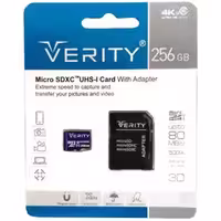 رم میکرو VERITY 80 ADAPTER 256GB