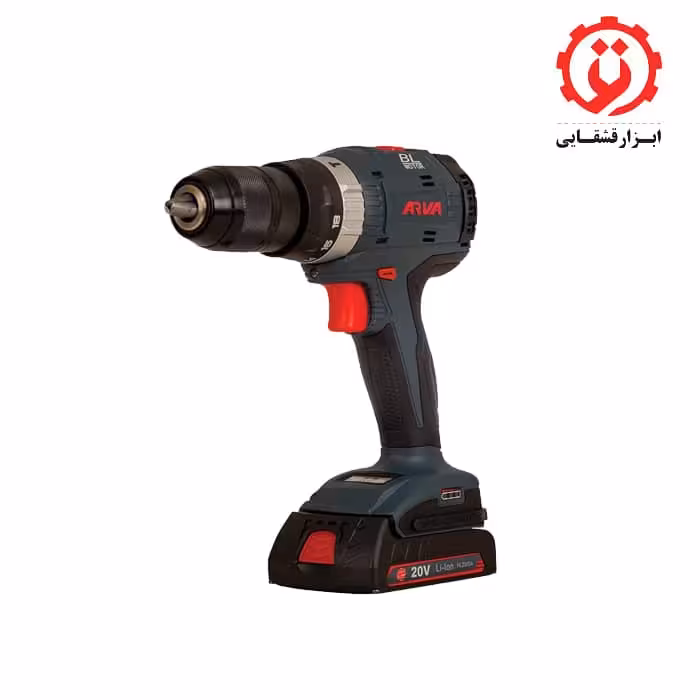 دریل پیچ گوشتی شارژی چکشی براشلس آروا مدل 5854