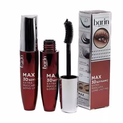 ریمل حجم دهنده و بلند کننده مژه فرچه ژله ای بارین barin مدل 3D