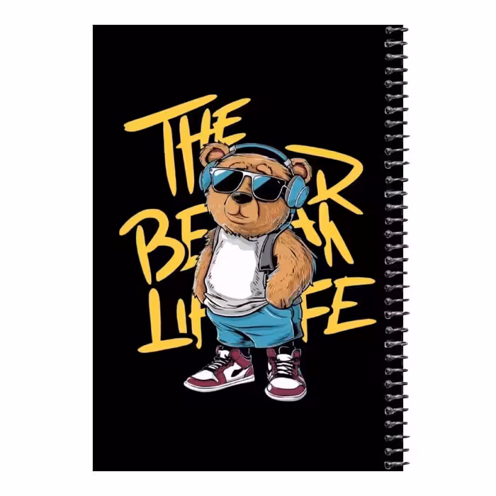 دفتر مشق 80 برگ اس جی مدل تدی هدفون