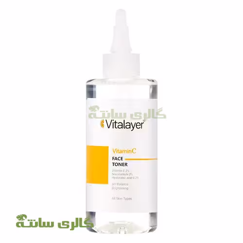 تونر پاک کننده صورت ویتامین C ویتالیر Vitalayer