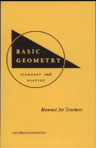 خرید و دانلود نسخه کامل کتاب Basic geometry: Manual for teachers
