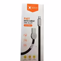 کابل شارژ سریع و دیتا سوکت فلزی  usb به USB-C اکسپلور مدل XP-FCL1 طول 1 متر
